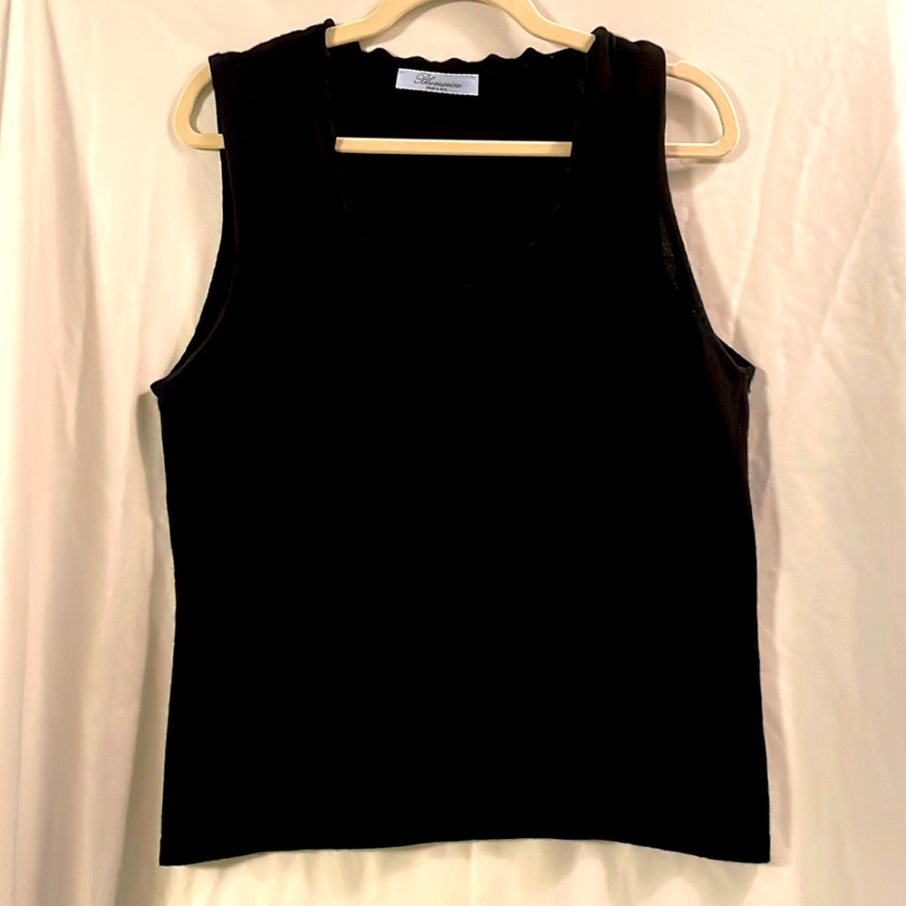 Blumarine wool cashmere shell